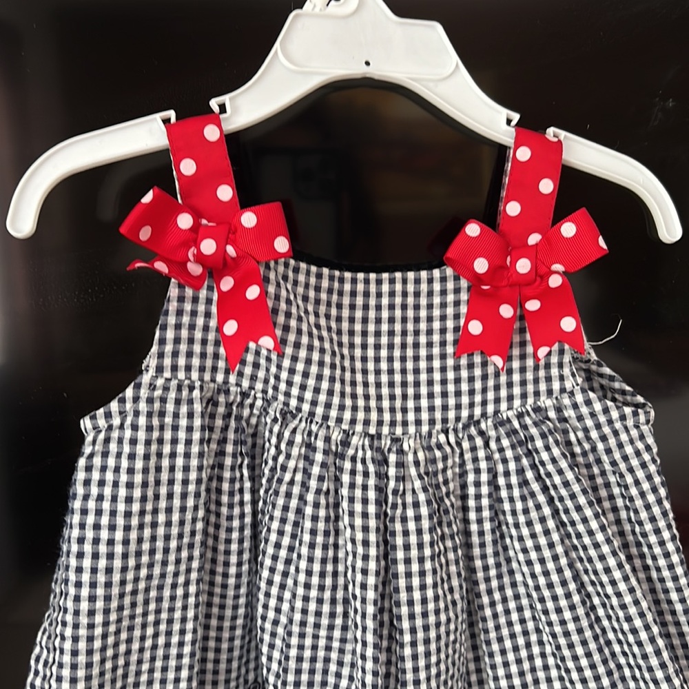 Cute dress with red bows - Picture 3 of 7